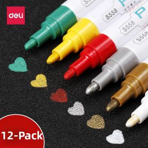 deli | Durable Color Paint Pen White