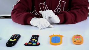 Remote Control Shape Teether: A High-Quality Silicone Teether for Molar Relief