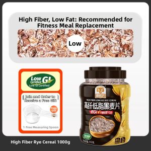 Low Fat Sugar Free Low GI Oats Instant Beverage Fitness Meal Shegurz High Fiber Black Oats Cereal Health Food Supplement
