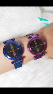 Jam Tangan Rantai Magnet Fashion Wanita Analog Watch Murah Free Baterai - Scs Indonesia