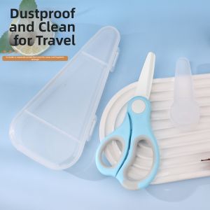 HUAZINIAO | Ceramic Meat-Cutting Portable Baby Food Scissors