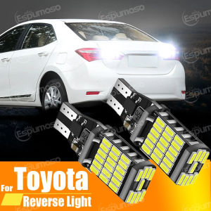 2x LED Reverse Light Blub Lamp W16W T15 921 Canbus For Toyota Auris Avensis T27 CHR Camry Corolla FJ Cruiser 86 Land Cruiser 200
