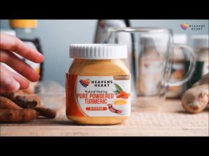 Heavens Heart Pure Powdered Turmeric Powder with Piperine (Unsweetened) 100g