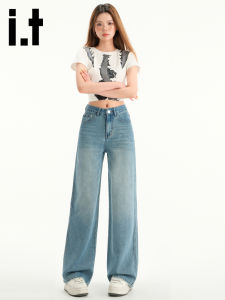 izzue | Summer Breathable Lightweight Retro Straight Jeans