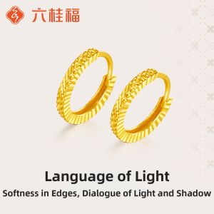 18K Solid Gold Earrings