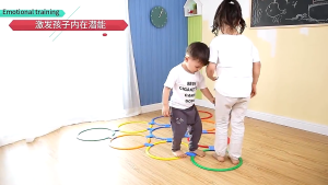 JoyToy Taman Kanak-kanak Melompat Rumah Lingkaran Anak-anak Melompat Lingkaran Mainan Olahraga Luar Ruangan