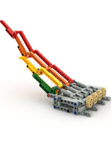 Domestic Engineer Robot Building Kit Mechanical Arm Assembly Four Link Mechanism Educational Toy Set for Ages 14 And up