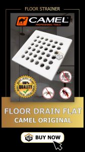 CAMEL Saringan Got Plat Plastik 11cm | Floor Drain Strainer PVC / Saringan got plat pvc tebal 11cm camel / floor drain pvc tebal CAMEL / Saringan Got Plat Plastik PVC ALinco Putih - Floor Drain plastic white saringan air kamar mandi drainer strainer
