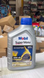 Nhớt Mobil Xe Số 10w40 Chai 0.8L Chính Hãng Nhập Khẩu Singapore- Cam kết chính hãng