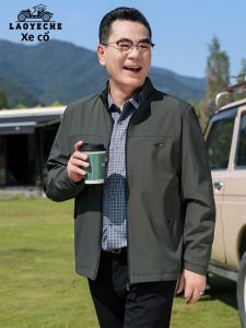 LAOYECHE | Collar Standing Father Style Casual Jacket 2026 New Spring and Autumn