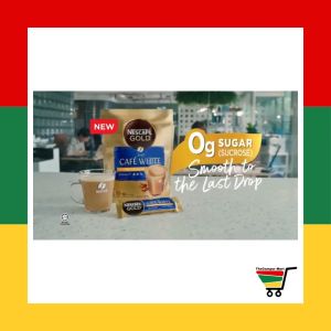 TCM Nestle Nescafe GOLD CAFE WHITE 2 in 1 0g sugar 16g Instant coffee satchets sticks packs