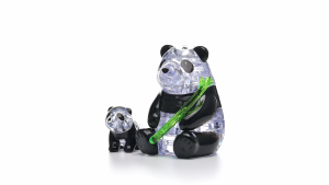 Play N Learn Jigsaw Puzzle 3D Crystal Puzzle Panda & Baby Set Gift