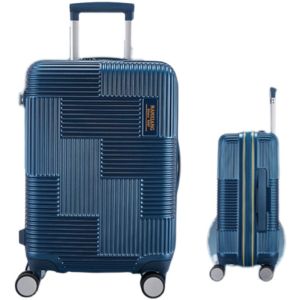 กระเป๋าเดินทางน้ำหนักเบา Nan Xiang สำหรับนักเรียน กระเป๋าเดินทางแบบมีซิป 24 นิ้ว กระเป๋าเดินทางขนาดเล็ก 20 นิ้ว 22 นิ้ว ล้อแบบหมุนได้ทุกทางเงียบ