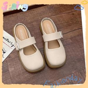 QZshop รองเท้าแฟชั่นคัทชู สไตล์เกาหลี 3 สี น่ารักๆ ทรงสวย ใส่แล้ว ขับผิวเวอร์ สமราคา คอนเฟิร์ม