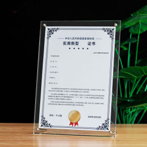 Acrylic Display Frame