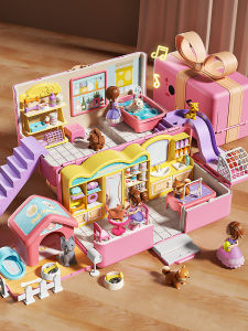 XIDIQI | Pretend Play Dollhouse Gift for 4-6 Year Old Girls