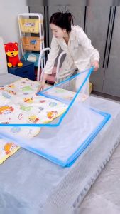 มุ้งกันยุง 2ฟุต 2.5ฟุต 3.5ฟุต 4.5ฟุต 5.5ฟุต 6ฟุต พับได้ พกพาสะดวก มุ่งกันยุง ผ้าหนาตาถี่ ห้องนอน กลางแจ้ง