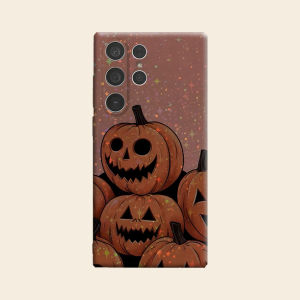 Jack-o-lantern Star Texture Luxury Fashion Full Lens Protective Case for Samsung Galaxy S26 S25 S24 A56 A36 Plus Ultra
