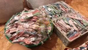 (50 pcs) Souvenir Sendok Garpu Sumpit LOKAL Set Travel Kemas PLASTIK Makassar