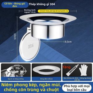 FENGHONGTAO | Nắp Toilet Chống Hôi Cho Bồn Cầu Xí Ngồi