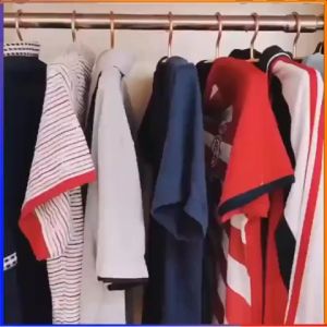 Móc treo quần áo 9 lỗ đa năng thông minh thanh treo đồ 9 lỗ tiết kiệm diện tích đồ gia dụng tiện ích