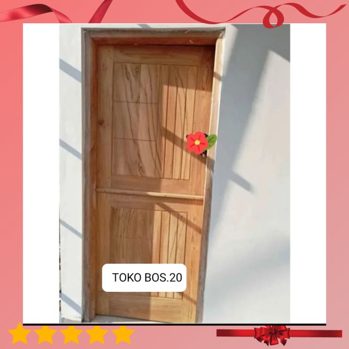 Pintu Dapur Belah Dua Atas Bawa Pintu Dapur Minimalis Kayu Mahoni