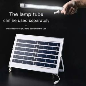 Solar Led Tube Light Automatic Outdoor Flood Lamp 60W 100W 300W IP67 Waterproof With Remote