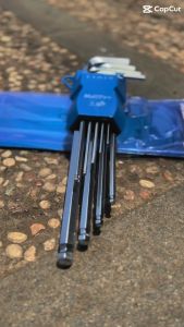 KUNCI L MULTIPRO  MURAH DAN KUAT Hex Key Set Long MM 9pcs/ Kunci L panjang LENGKAP/PERKAKAS