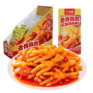 XIAO HU DUCK | Lemon Spicy Crispy Bamboo Shoot and Boneless Chicken Feet Snack 108g
