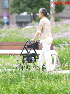 KANBEIO Multi functional walking aid wheelchair | Can practice walking - Can be used as a wheelchair | Walking aid | Wheelchair
