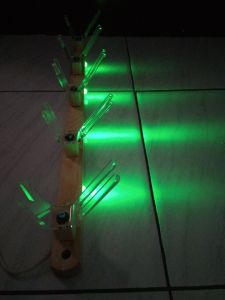 PAKET SET 5 KANCO AKRILIK+ DUDUKAN LED (HIJAU) PENGUMPUL IKAN