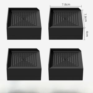Elevating Non-Slip Furniture Legs Pads Coffee Table Bed Frame Sofa Feet Pad Load Bearing Anti-Skid Home Organization Tools