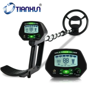 MD-4090 เครื่องตรวจจับโลหะใต้ดินความไวแสงสูงเครื่องตรวจจับโลหะ LCD พร้อมคอยล์ค้นหากันน้ําคุณภาพสูง 8.5 นิ้วปรับได้