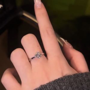 13 Cincin wanita elegan high quality Grade VVS1 grade 5A original store cantik elegan lapis anti karat anti luntur anti berubah warna garansi 1 tahun COD ring