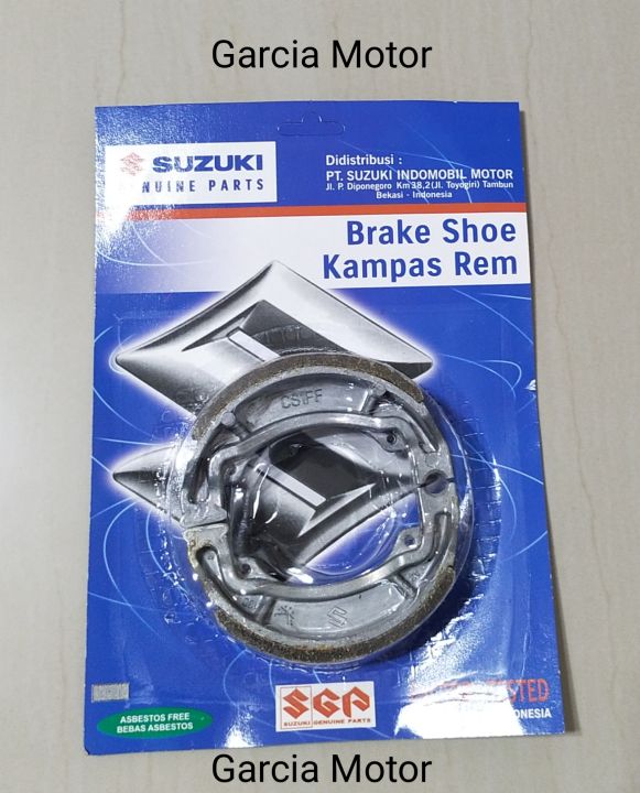 Kampas Rem Belakang Suzuki Shooter ( Tromol).