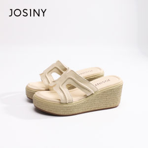 Josiny | Thick Sole Wedge Sandals for Dresses
