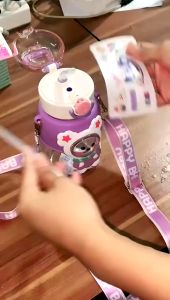 Botol Minum Anak Karakter Korean Lucu Free Stiker 2D Botol Minum Hits Free Sticker Botol Minum Korea