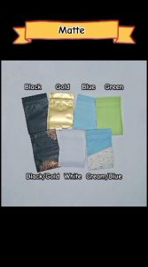 Flonel 100pcs Sachet Colorful Ziplock - Saset Klip Warna Glossy Amplop Kemasan Kopi Foil Metalize