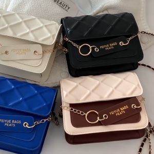 Túi xách nữ đeo chéo dáng xinh túi nữ đẹp thiết kế phối dây xích táp da thời trang Thanhthushop68 879