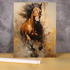 500/1000/1200/2000PCS Jigsaw Puzzle Wild Galloping Horse In Meadow For Adults Stress Relief Relaxing Hobby Brain Teaser Gift