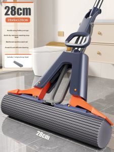 JOYBOS | Wet and Dry Use Water Absorption No Hand Washing Mop