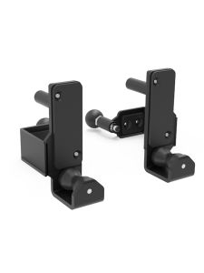 TTCZ Professional Dumbbell Rack with Wheels Adjustable Barbell for Squats and Bench Press Protective Frame Lock Hook