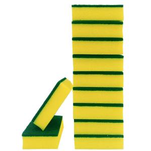 CLEAN WORLD | Durable Cleaning Sponge Scrubbing Cloth for Dishwashing