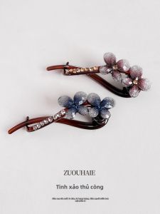 ZUOOU | Kẹp Tóc Hình Bướm Đính Kim Cương Kích Thước Lớn