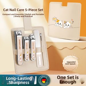Cute Non-splatter Nail Clipper Set