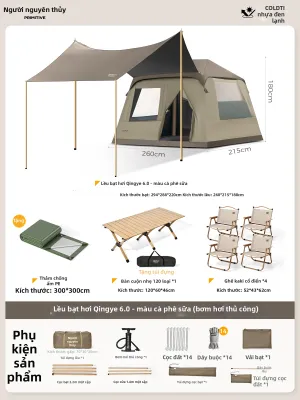 The Primitive | Lều Hơi Tự Động Cho Du Lịch Ngoài Trời Chống Thấm Nước