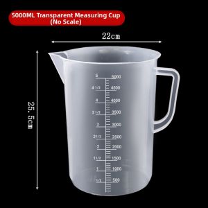 Food Grade Plastic Measuring Cup 5000ml