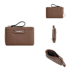 Baellerry Luxury Womens Zipper PU Leather Coin Purse Fashion Card Holder Wallet Storage Bag
