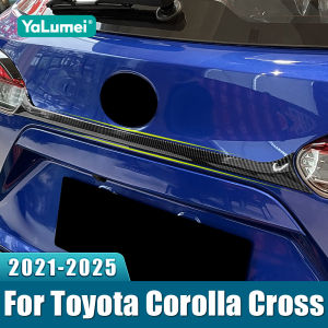 For Toyota Corolla Cross XG10 2021-2023 2024 2025 Car Rear Trunk Lid Cover Trim Tailgate Tail Gate Molding Garnish Frame Strip