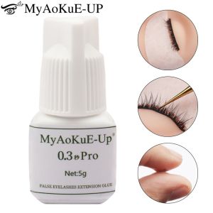 Professional 5ml 0.3 Second Eyelash Glue Fast Drying Strong False Eye Lash Extension Glue Adhesive Eyelashes Lift Makeup Tool